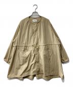 LE GLAZIKル グラジック）の古着「ノーカラージャケット」｜ベージュ