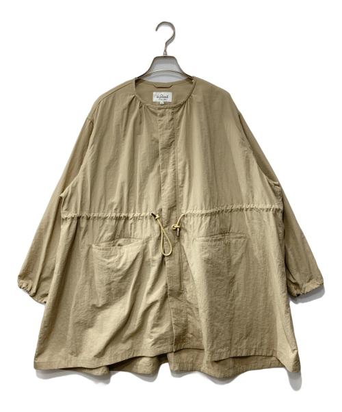 LE GLAZIK（ル グラジック）LE GLAZIK (ル グラジック) ノーカラージャケット ベージュ サイズ:36の古着・服飾アイテム