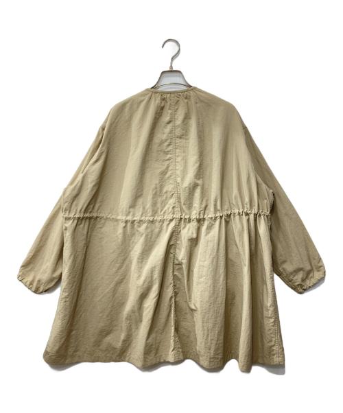 LE GLAZIK（ル グラジック）LE GLAZIK (ル グラジック) ノーカラージャケット ベージュ サイズ:36の古着・服飾アイテム