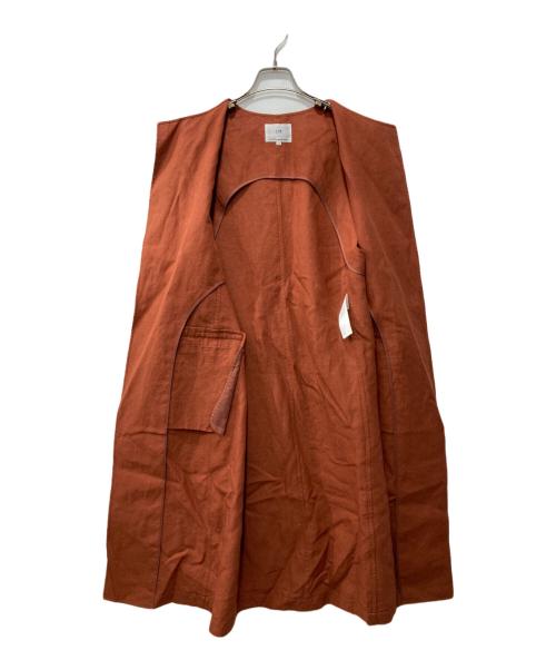 23区（ニジュウサンク）23区 (ニジュウサンク) リネンワンピース/ロングジレ オレンジ サイズ:38の古着・服飾アイテム