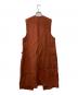 23区 (ニジュウサンク) リネンワンピース/ロングジレ オレンジ サイズ:38：5000円