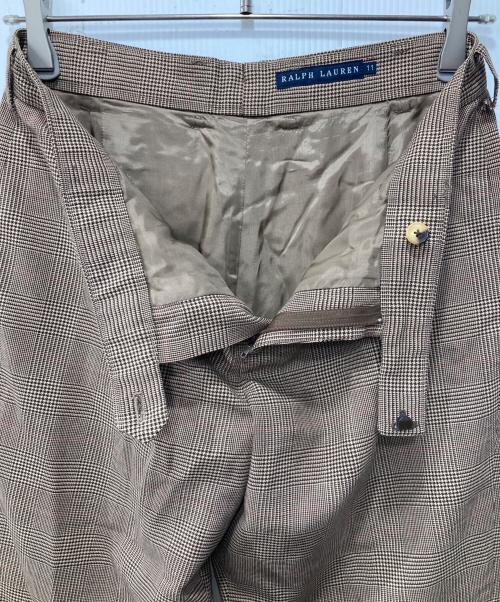 RALPH LAUREN（ラルフローレン）RALPH LAUREN (ラルフローレン) ブーツカットフレアパンツ ブラウン サイズ:11の古着・服飾アイテム
