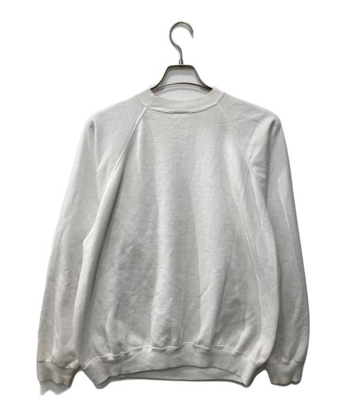 Hanes（ヘインズ）Hanes (ヘインズ) 80s-90s ラグランスウェット ホワイト サイズ:XLの古着・服飾アイテム