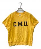 cheswickチェスウィック）の古着「ラグラン半袖スウェット」｜イエロー