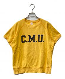 cheswick（チェスウィック）の古着「ラグラン半袖スウェット」｜イエロー