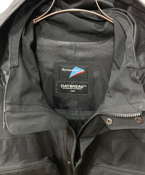 day break（デイブレイク）day break (デイブレイク) SYMPATEX 3レイヤー ウォータープルーフ/ジャケット ブラック サイズ:Lの古着・服飾アイテム