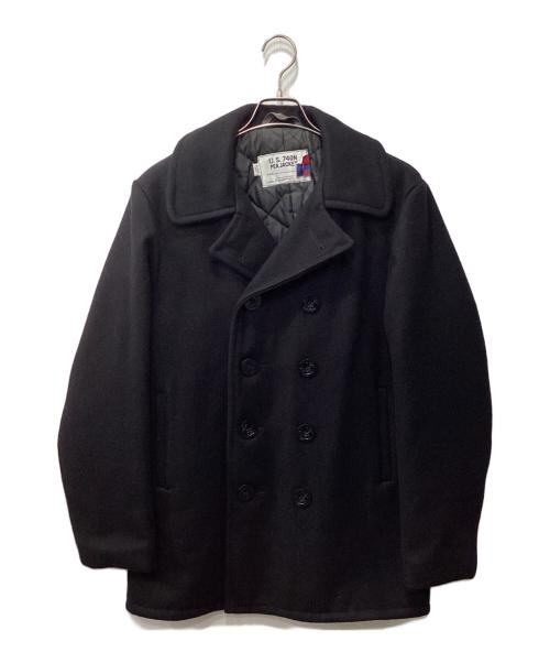 Schott（ショット）Schott (ショット) Pコート ブラック サイズ:38の古着・服飾アイテム
