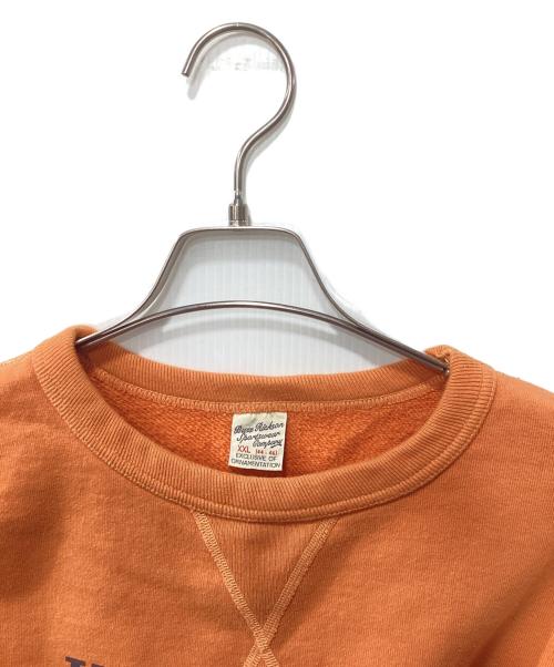 BUZZ RICKSON'S（バズリクソンズ）BUZZ RICKSON'S (バズリクソンズ) プリントスウェット オレンジ サイズ:XXLの古着・服飾アイテム