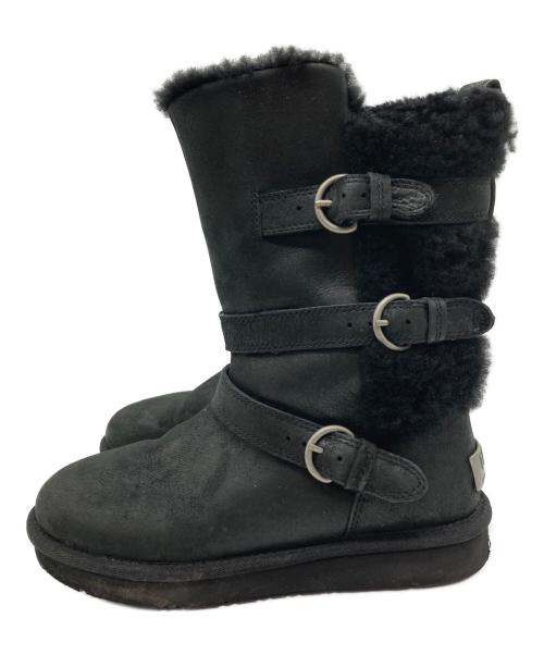 UGG（アグ）UGG (アグ) ムートンブーツ ブラック サイズ:22.0の古着・服飾アイテム