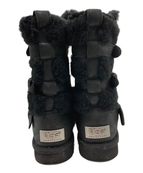UGG（アグ）UGG (アグ) ムートンブーツ ブラック サイズ:22.0の古着・服飾アイテム