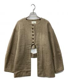 Eaphi（エフィ）の古着「ウール混変形ジャケット」｜ブラウン