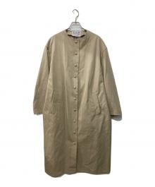 R&D.M.Co-OLDMAN'S TAILOR（オールドマンズテーラー）の古着「ノーカラーコート」｜ベージュ
