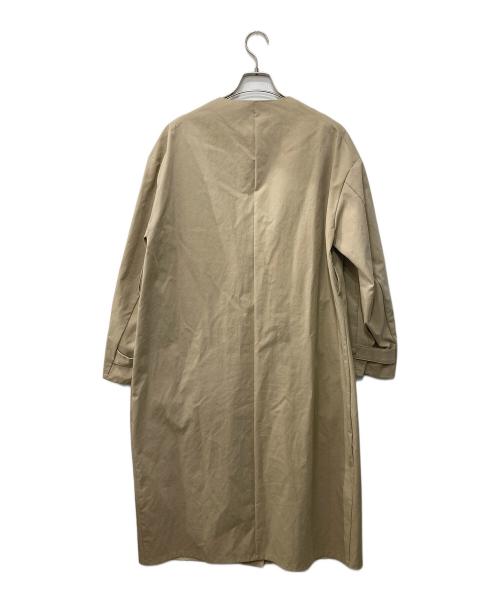 R&D.M.Co-OLDMAN'S TAILOR（オールドマンズテーラー）R&D.M.Co-OLDMAN'S TAILOR (オールドマンズテーラー) ノーカラーコート ベージュ サイズ:Sの古着・服飾アイテム