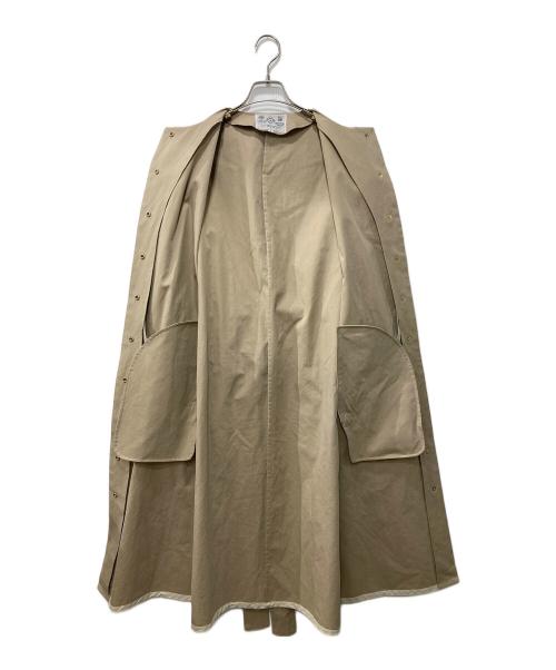 R&D.M.Co-OLDMAN'S TAILOR（オールドマンズテーラー）R&D.M.Co-OLDMAN'S TAILOR (オールドマンズテーラー) ノーカラーコート ベージュ サイズ:Sの古着・服飾アイテム