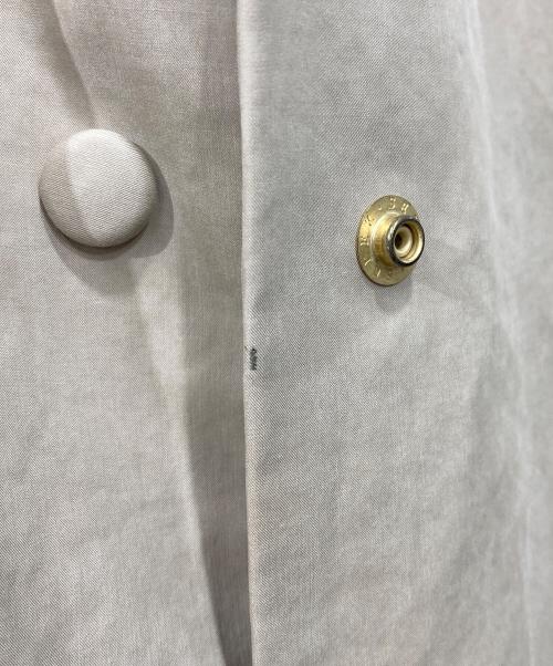 R&D.M.Co-OLDMAN'S TAILOR（オールドマンズテーラー）R&D.M.Co-OLDMAN'S TAILOR (オールドマンズテーラー) ノーカラーコート ベージュ サイズ:Sの古着・服飾アイテム