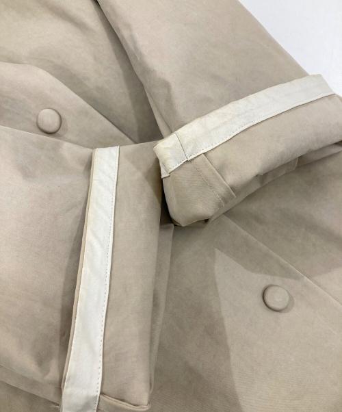 R&D.M.Co-OLDMAN'S TAILOR（オールドマンズテーラー）R&D.M.Co-OLDMAN'S TAILOR (オールドマンズテーラー) ノーカラーコート ベージュ サイズ:Sの古着・服飾アイテム