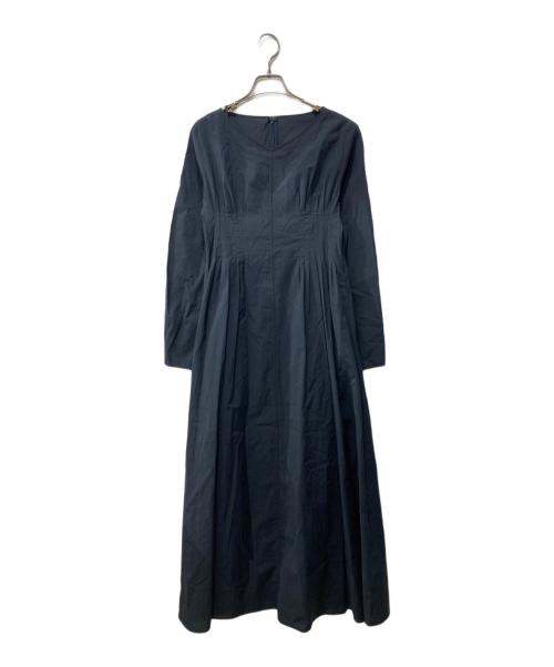 Noble（ノーブル）Noble (ノーブル) サイドタックシアーワンピース ネイビー サイズ:36の古着・服飾アイテム