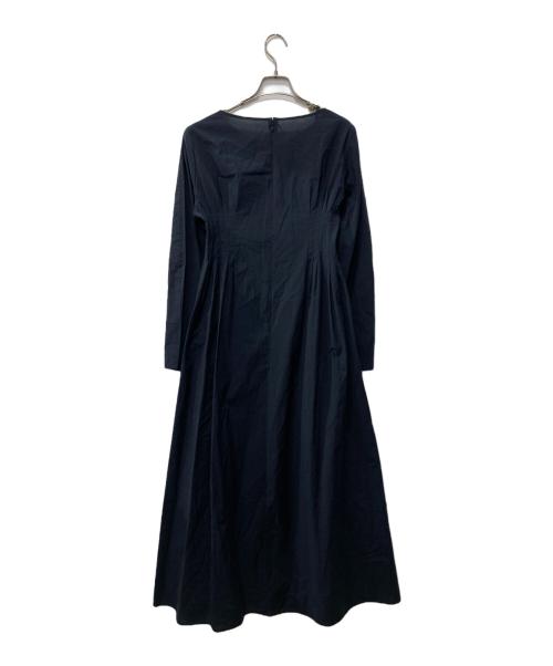 Noble（ノーブル）Noble (ノーブル) サイドタックシアーワンピース ネイビー サイズ:36の古着・服飾アイテム