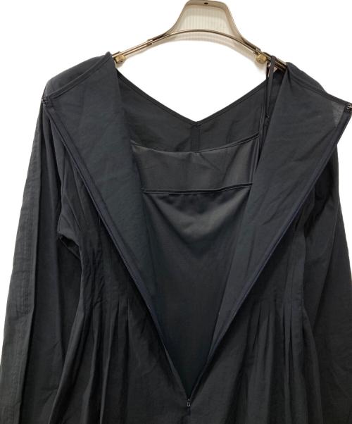 Noble（ノーブル）Noble (ノーブル) サイドタックシアーワンピース ネイビー サイズ:36の古着・服飾アイテム