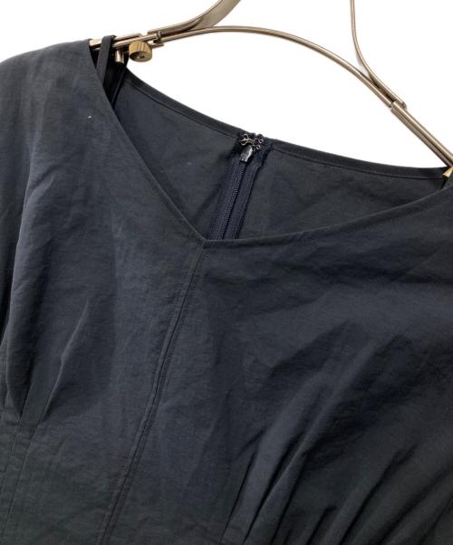 Noble（ノーブル）Noble (ノーブル) サイドタックシアーワンピース ネイビー サイズ:36の古着・服飾アイテム