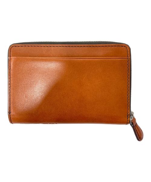 La GALLERIA（ラ・ガレリア）La GALLERIA (ラ・ガレリア) ラウンドファスナー財布 ブラウンの古着・服飾アイテム