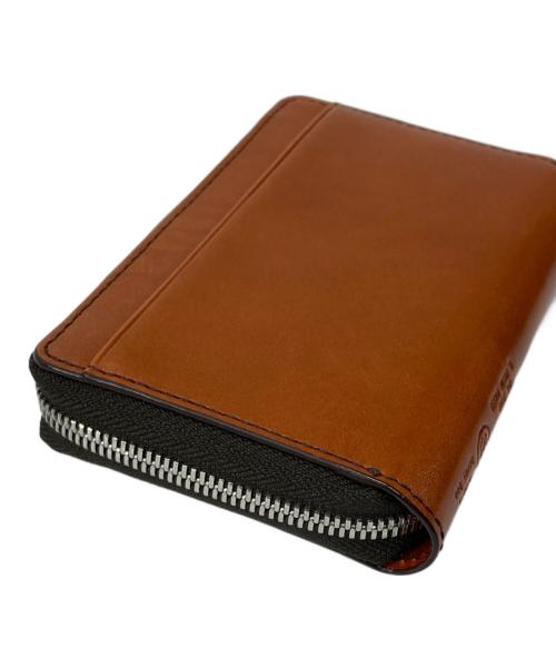 La GALLERIA（ラ・ガレリア）La GALLERIA (ラ・ガレリア) ラウンドファスナー財布 ブラウンの古着・服飾アイテム