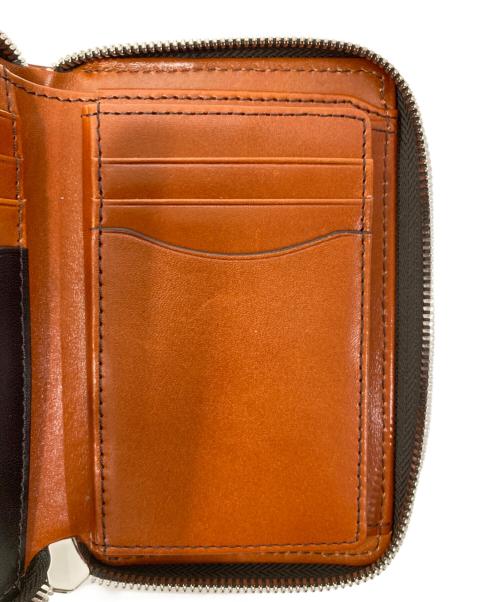 La GALLERIA（ラ・ガレリア）La GALLERIA (ラ・ガレリア) ラウンドファスナー財布 ブラウンの古着・服飾アイテム