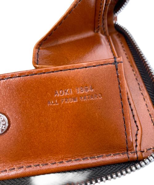 La GALLERIA（ラ・ガレリア）La GALLERIA (ラ・ガレリア) ラウンドファスナー財布 ブラウンの古着・服飾アイテム