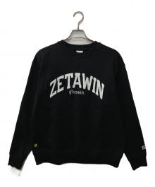 ZETA DIVISION（ゼータ ディヴィジョン）の古着「プルオーバースウェット」｜ブラック