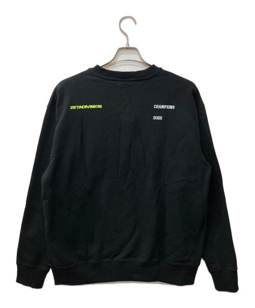 ZETA DIVISION（ゼータ ディヴィジョン）ZETA DIVISION (ゼータ ディヴィジョン) プルオーバースウェット ブラック サイズ:Mの古着・服飾アイテム