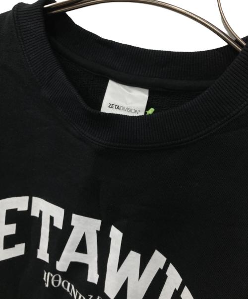 ZETA DIVISION（ゼータ ディヴィジョン）ZETA DIVISION (ゼータ ディヴィジョン) プルオーバースウェット ブラック サイズ:Mの古着・服飾アイテム