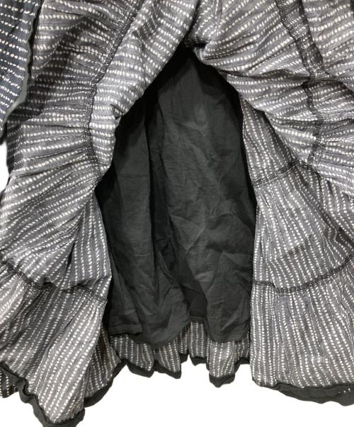 MARIHA（マリハ）MARIHA (マリハ) 草原の虹 ティアードフレアスカート ネイビー サイズ:36の古着・服飾アイテム