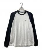 WTAPSダブルタップス）の古着「ラグランTシャツ」｜ホワイト×ブラック