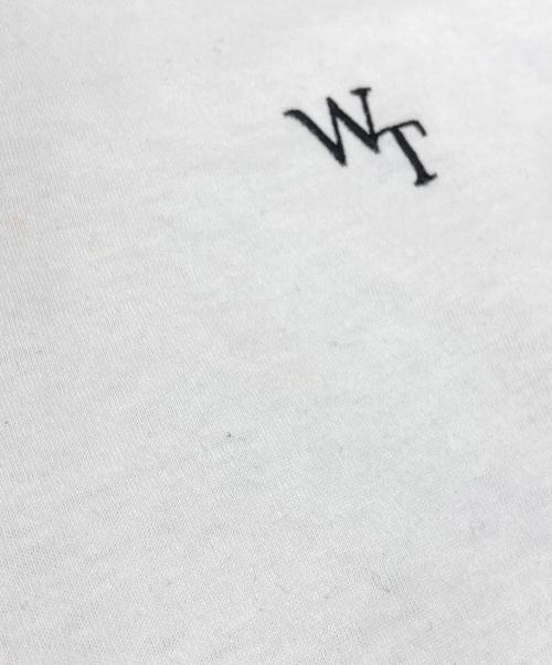 WTAPS（ダブルタップス）WTAPS (ダブルタップス) ラグランTシャツ ホワイト×ブラック サイズ:04の古着・服飾アイテム