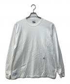 WTAPSダブルタップス）の古着「ロングスリーブカットソー」｜ホワイト