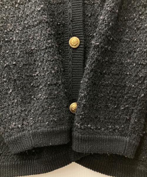 JOURNAL STANDARD relume（ジャーナルスタンダード レリューム）JOURNAL STANDARD relume (ジャーナルスタンダード レリューム) TWEEDYニットジャケット ブラック サイズ:FREEの古着・服飾アイテム