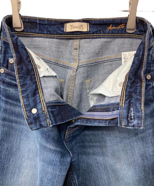 YANUK（ヤヌーク）YANUK (ヤヌーク) ストレート 【ANNETTE】デニムパンツ インディゴ サイズ:25の古着・服飾アイテム