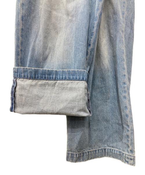 KAGURE（カグレ）kagure (カグレ) フェードデニムイージーパンツ インディゴ サイズ:FREEの古着・服飾アイテム