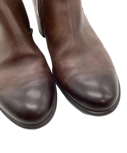 ECCO（エコー）ECCO (エコー) サイドジップブーツ ブラウン サイズ:35の古着・服飾アイテム