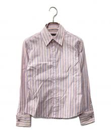 RALPH LAUREN（ラルフローレン）の古着「ストライプシャツ」｜パープル