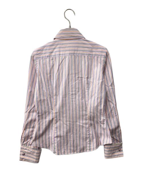 RALPH LAUREN（ラルフローレン）RALPH LAUREN (ラルフローレン) ストライプシャツ パープル サイズ:7の古着・服飾アイテム