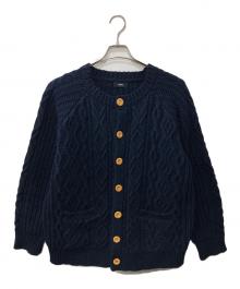 SHIPS（シップス）の古着「ニットジャケット」｜ネイビー