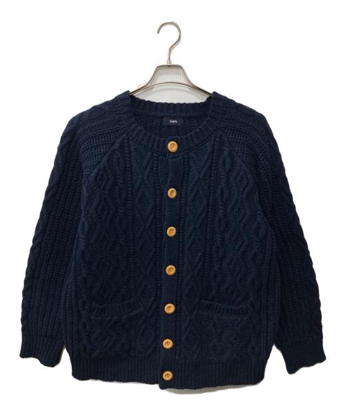 SHIPS（シップス）SHIPS (シップス) ニットジャケット ネイビー サイズ:Lの古着・服飾アイテム