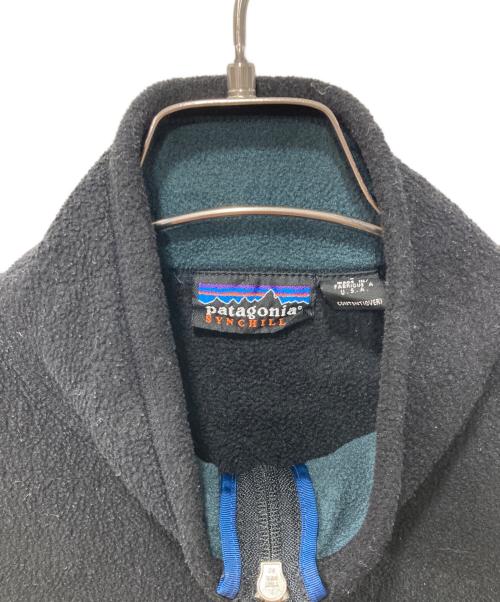 Patagonia SYNCHILLA（パタゴニア シンチラ）Patagonia SYNCHILLA (パタゴニア シンチラ) フリースベスト ブラック サイズ:Lの古着・服飾アイテム