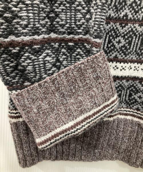 NIKKI essential pieces（ニッキ エッセンシャルピーシーズ）NIKKI essential pieces (ニッキ エッセンシャルピーシーズ) カシミア混ウールニット グレー サイズ:3の古着・服飾アイテム