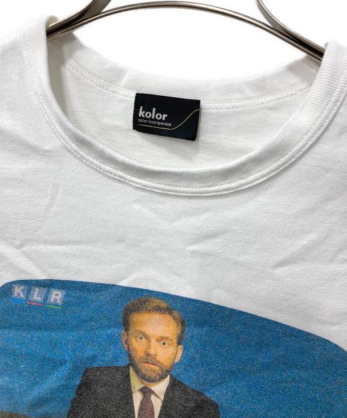 KOLOR（カラー）KOLOR (カラー) 26SS/プリントtシャツ ホワイト サイズ:2の古着・服飾アイテム