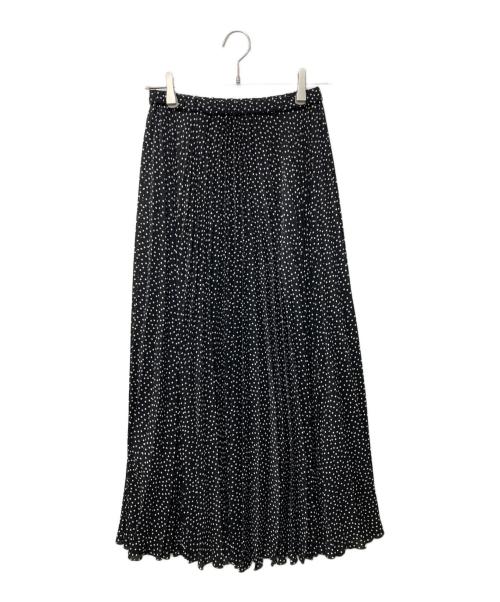 UNITED ARROWS TOKYO（ユナイテッドアローズトウキョウ）UNITED ARROWS TOKYO (ユナイテッドアローズトウキョウ) ドットスカート ブラック サイズ:38の古着・服飾アイテム