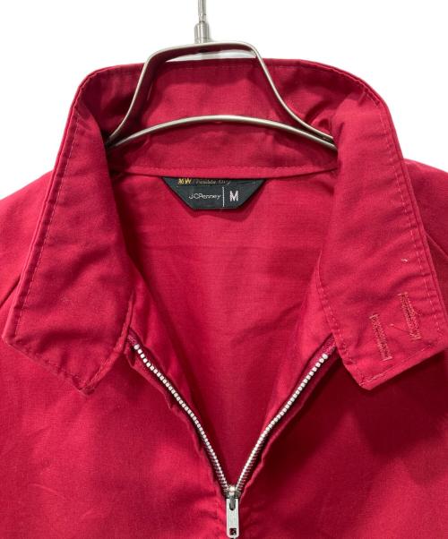 J.C.PENNY（ジェーシーペニー）J.C.PENNY (ジェーシーペニー) ジップアップジャケット レッド サイズ:Mの古着・服飾アイテム
