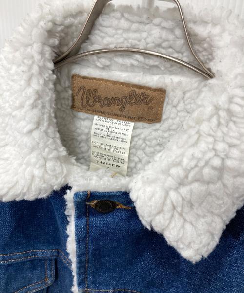 Wrangler（ラングラー）Wrangler (ラングラー) 裏ボアジャケット インディゴ サイズ:Mの古着・服飾アイテム
