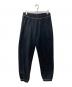 stussy（ステューシー）の古着「Contrast Stitch Label Sweat Pant/スウェットパンツ」｜ブラック